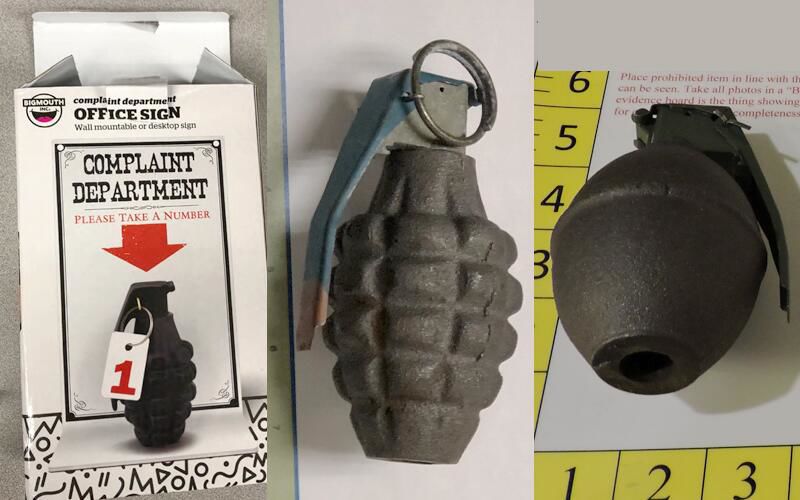 More grenades found at TSA checkpoints across the country in November